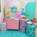 Cenário Dino Baby Menina 003 - imagem 2