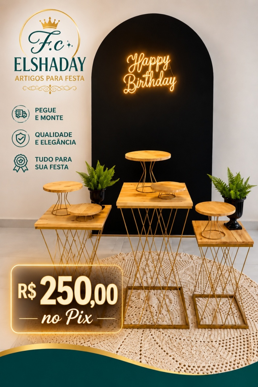 Cenário 50 Anos Preto. - f.celshaday artigos para festa.
