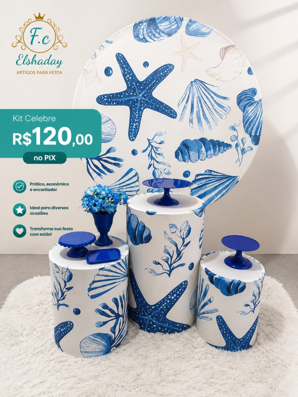 Fundo Do Mar 03 - f.celshaday artigos para festa.