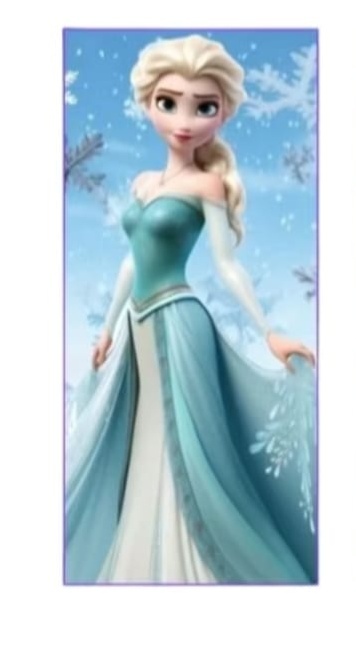 Painel Quadrado 2X1 Elsa Frozen. - f.celshaday artigos para festa.