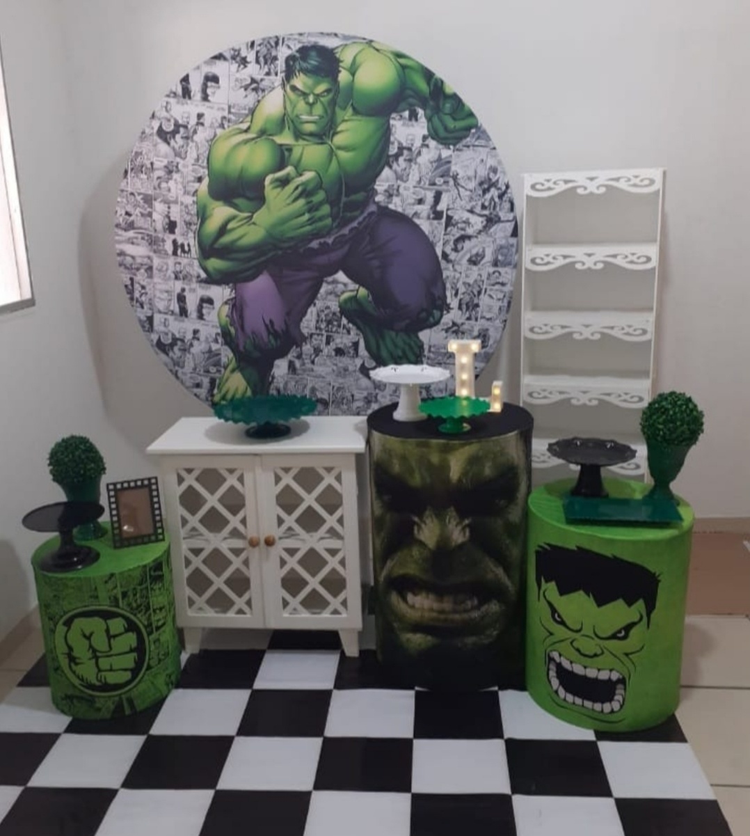 Cenário Hulk. - f.celshaday artigos para festa.