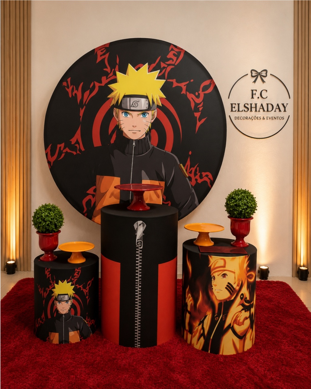 Cenário Naruto 01 - f.celshaday artigos para festa.