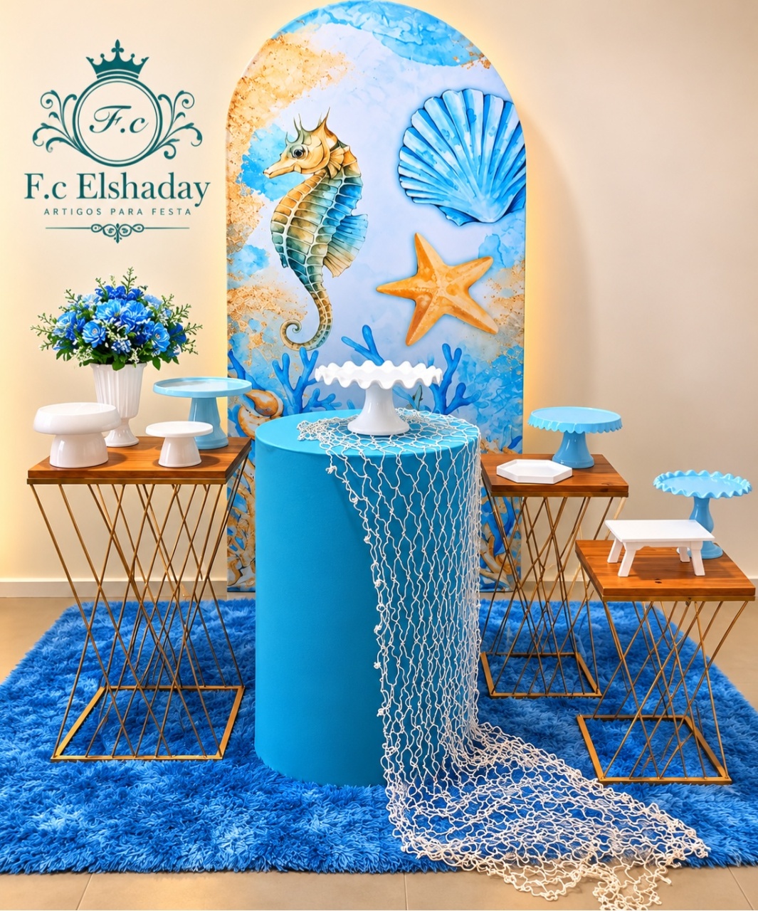 Fundo Do Mar Adulto - f.celshaday artigos para festa.