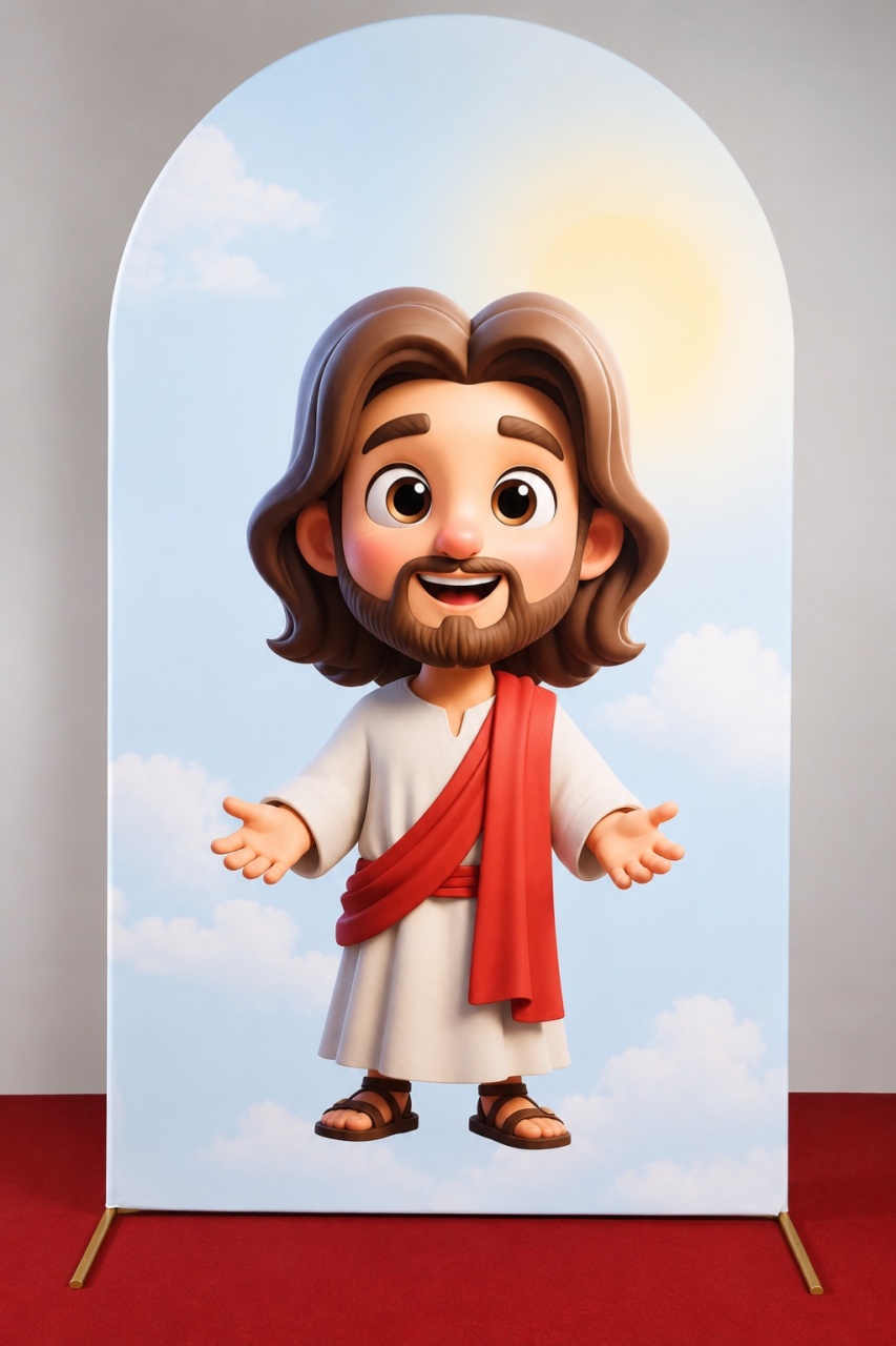 Painel Romano Jesus. - f.celshaday artigos para festa.
