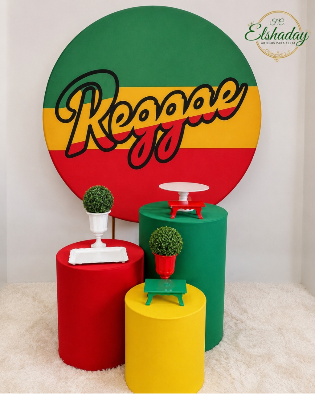 Regaee - f.celshaday artigos para festa.
