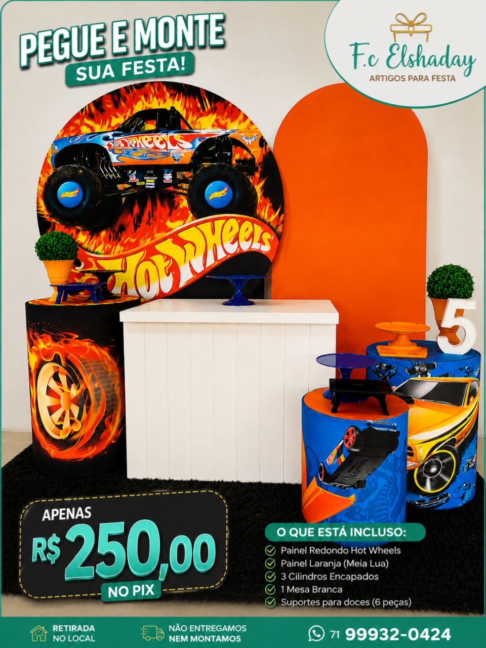 Hotwheels Cenarios - f.celshaday artigos para festa.