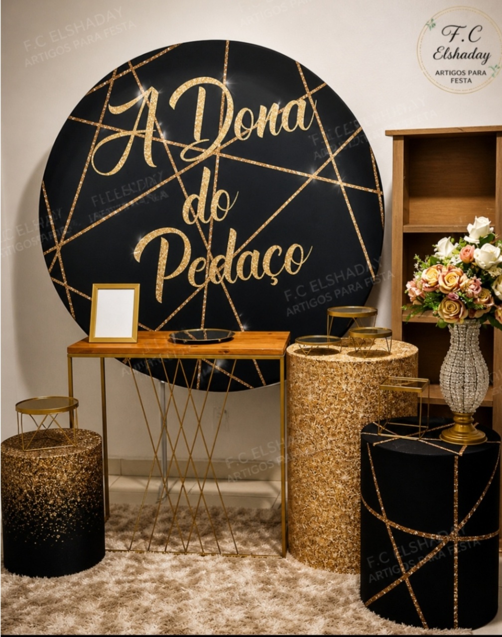 A Dona Do Pedaço. - f.celshaday artigos para festa.