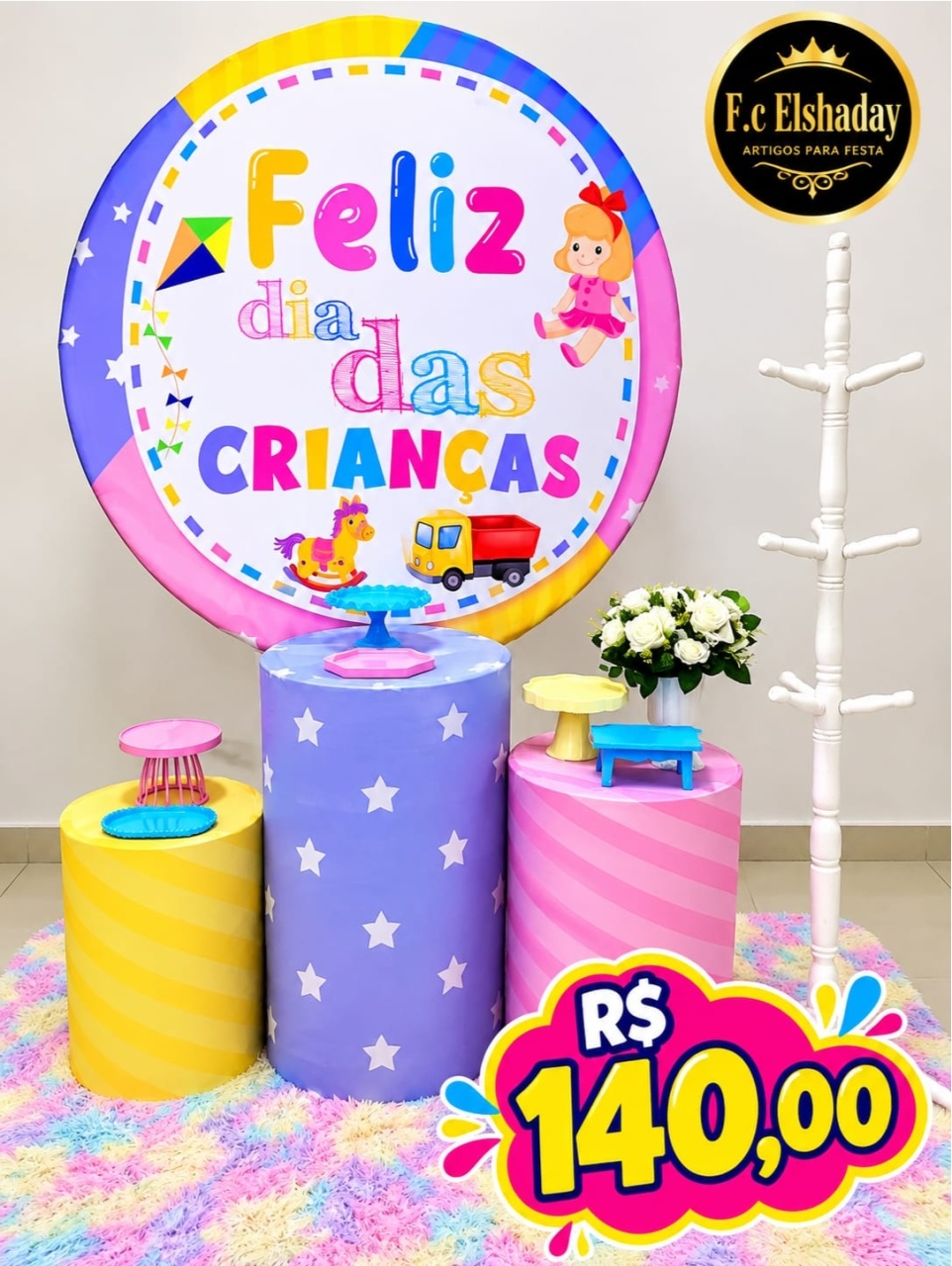Cenário Dia das Crianças 004 - f.celshaday artigos para festa.
