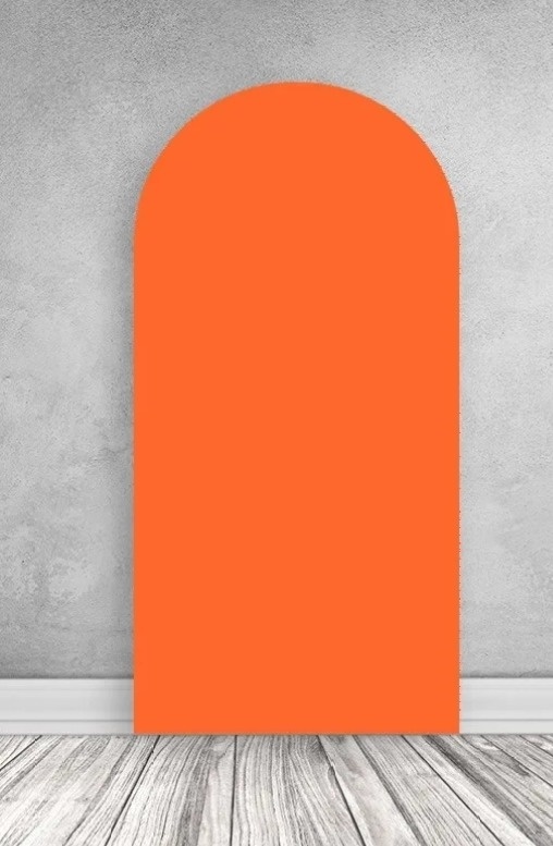 Painel Romano Laranja - f.celshaday artigos para festa.