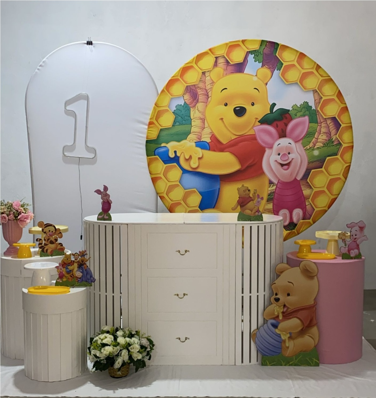 Cenario Ursinho Pooh 001 - f.celshaday artigos para festa.