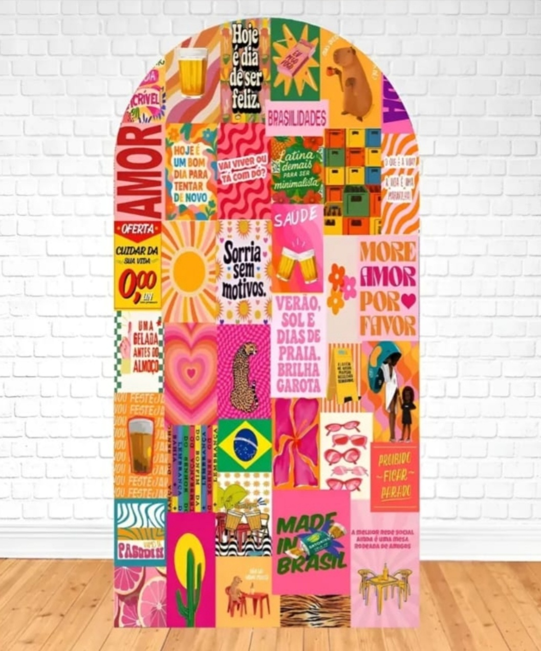 Painel Romano 2X1 Brasilidade - f.celshaday artigos para festa.