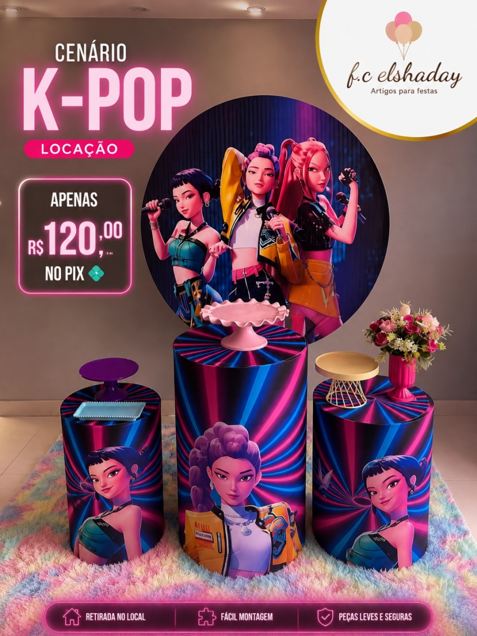 Guerreiras Kpop - f.celshaday artigos para festa.