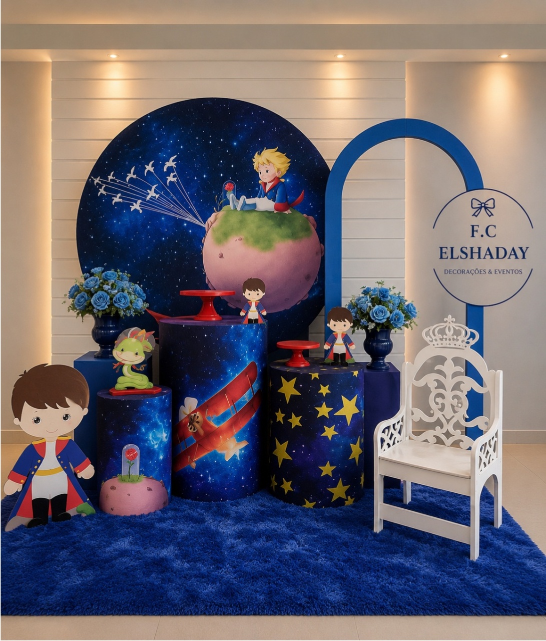 Cenário Pequeno Principe - f.celshaday artigos para festa.