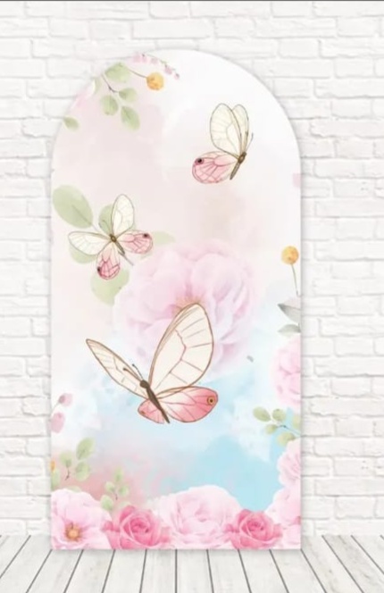 Painel Romano 2X1 Borboletas - f.celshaday artigos para festa.