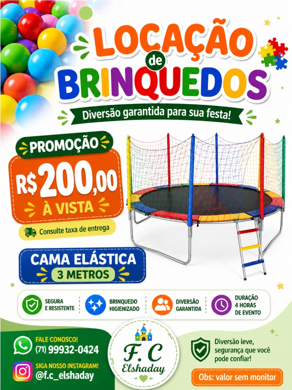 Pulapula G 3 Mts - f.celshaday artigos para festa.