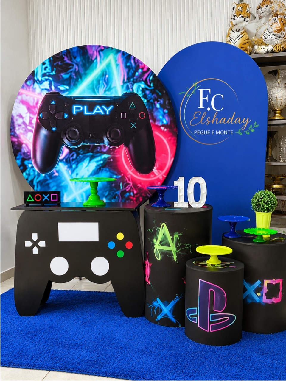 Cenário Jogos - f.celshaday artigos para festa.
