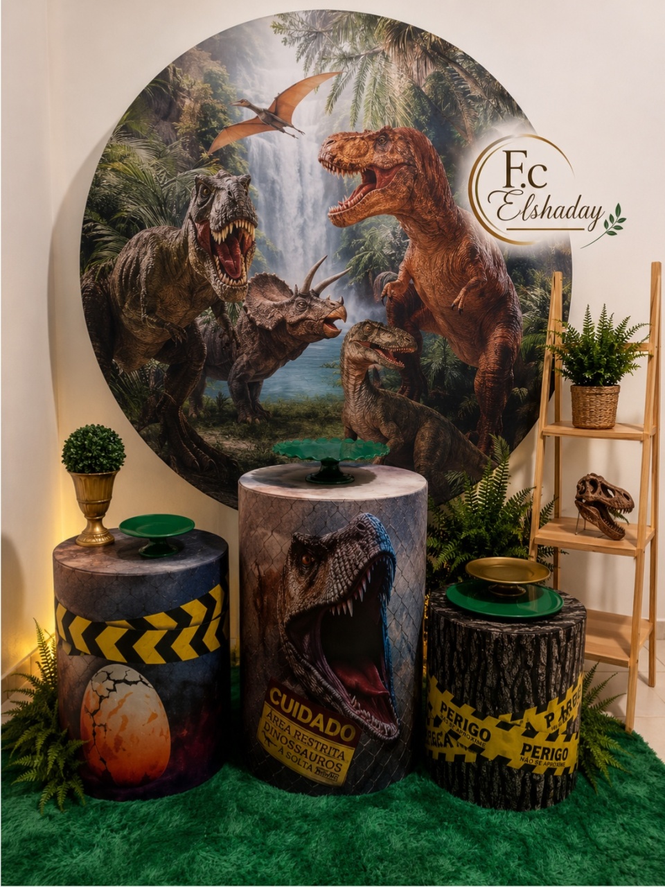 Cenário Dinossauro 01 - f.celshaday artigos para festa.