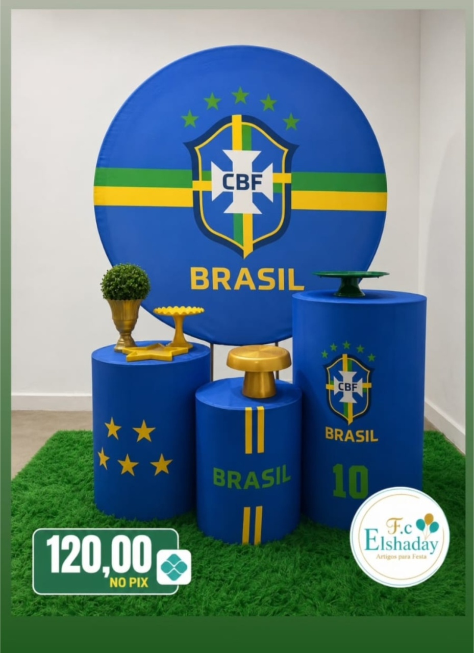 Brasil Azul Royal. - f.celshaday artigos para festa.