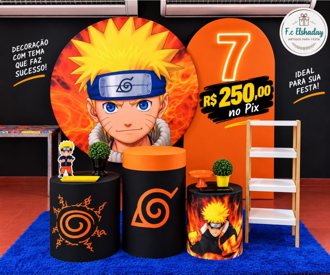 Cenário Naruto 001 - f.celshaday artigos para festa.