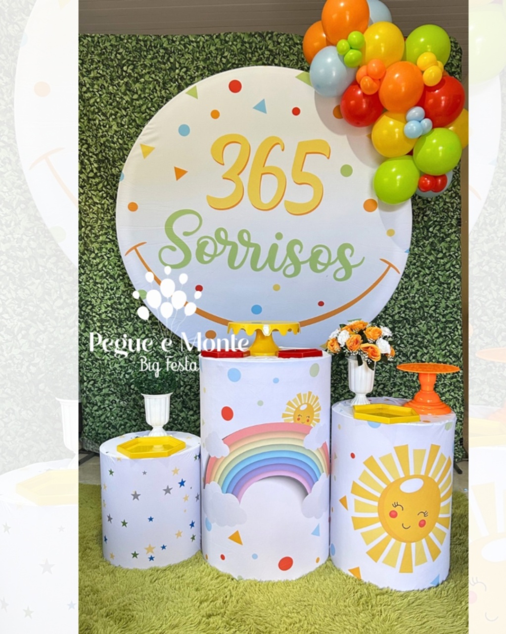 Kit Prata 365 Sorrisos - Pegue e Monte Big Festa