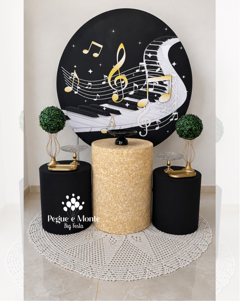 Kit Música Premium - Pegue e Monte Big Festa