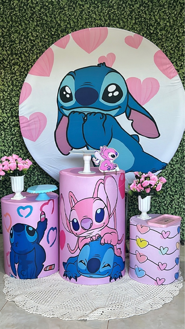 Kit Prata Stitch  - Pegue e Monte Big Festa