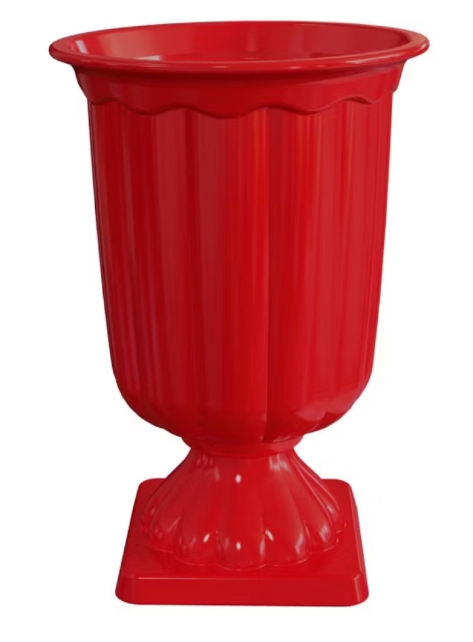2 Unidades Vaso Grego  Vermelha  - Pegue e Monte Big Festa