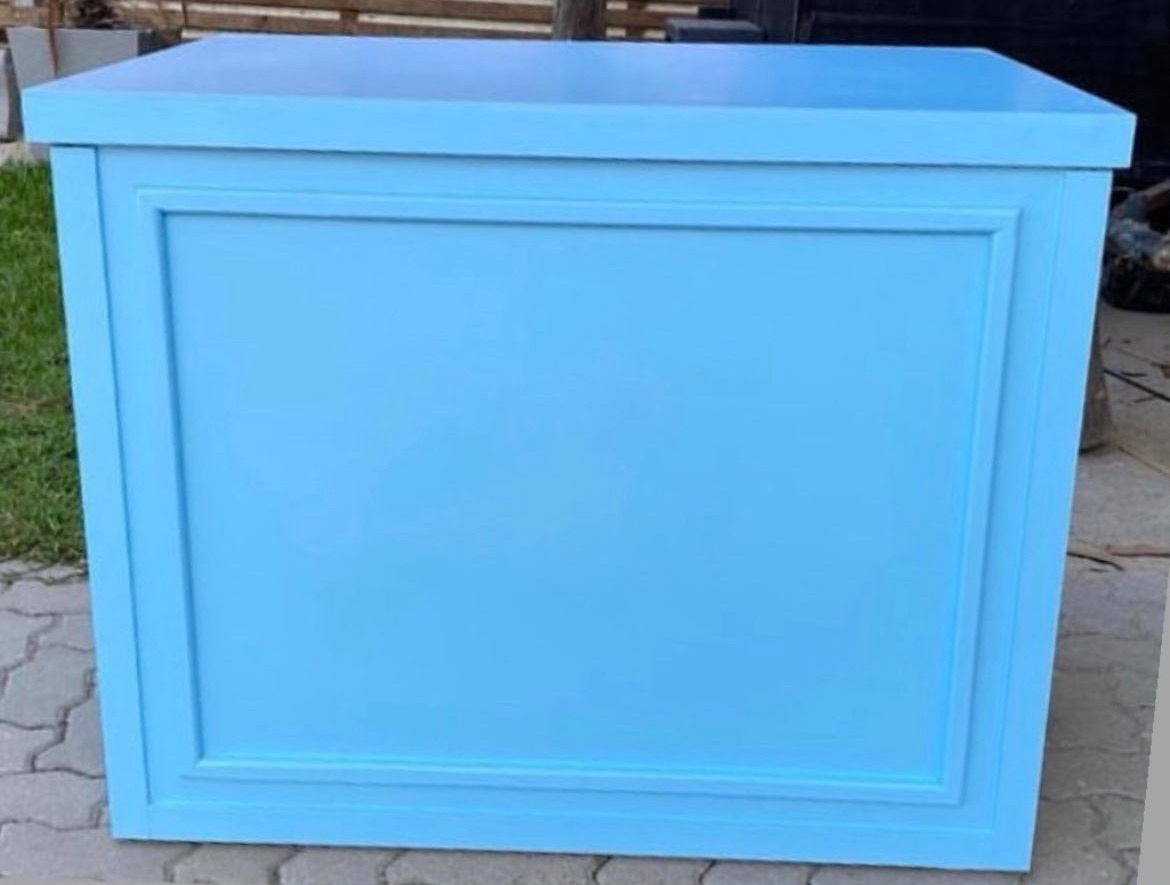 Mesa Fake Azul - Pegue e Monte Big Festa