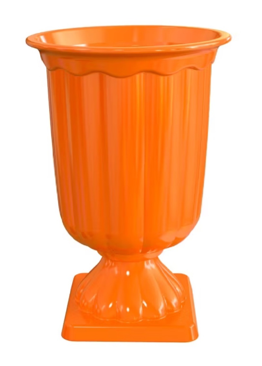 2 Unidades Vaso Grego Bebê Laranja Neon - Pegue e Monte Big Festa