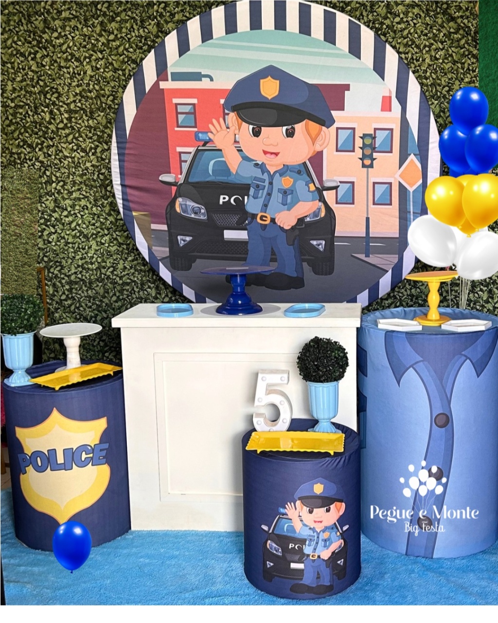 Kit Ouro Polícia - Pegue e Monte Big Festa