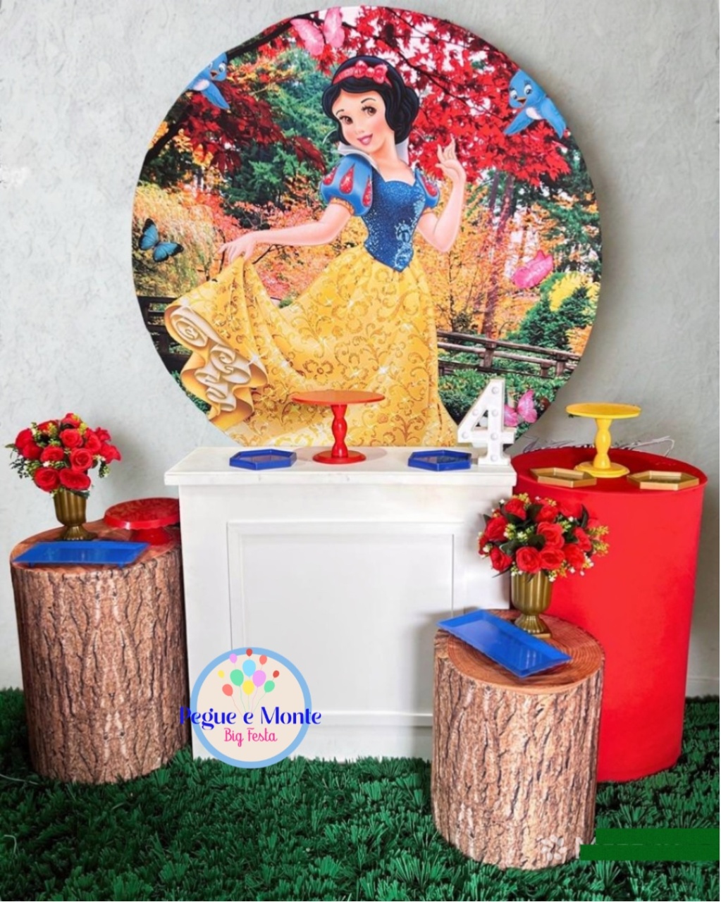 Kit Ouro Branca de Neve I - Pegue e Monte Big Festa