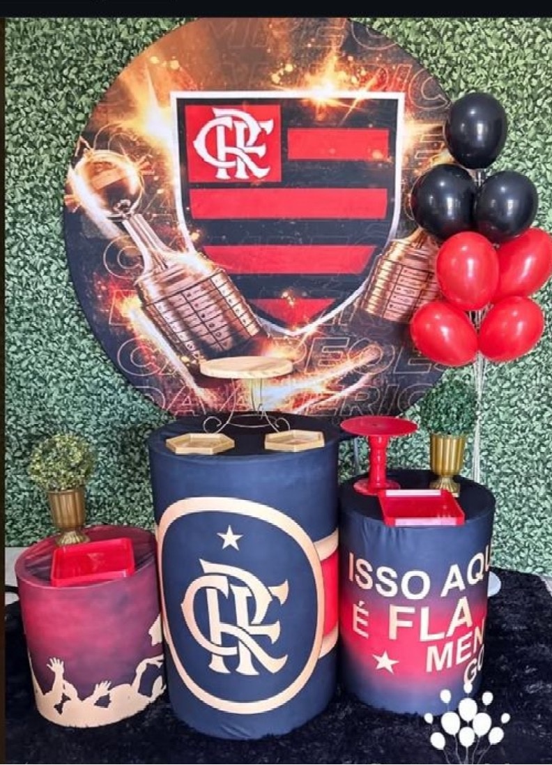 Kit Prata R$ Flamengo  - Pegue e Monte Big Festa