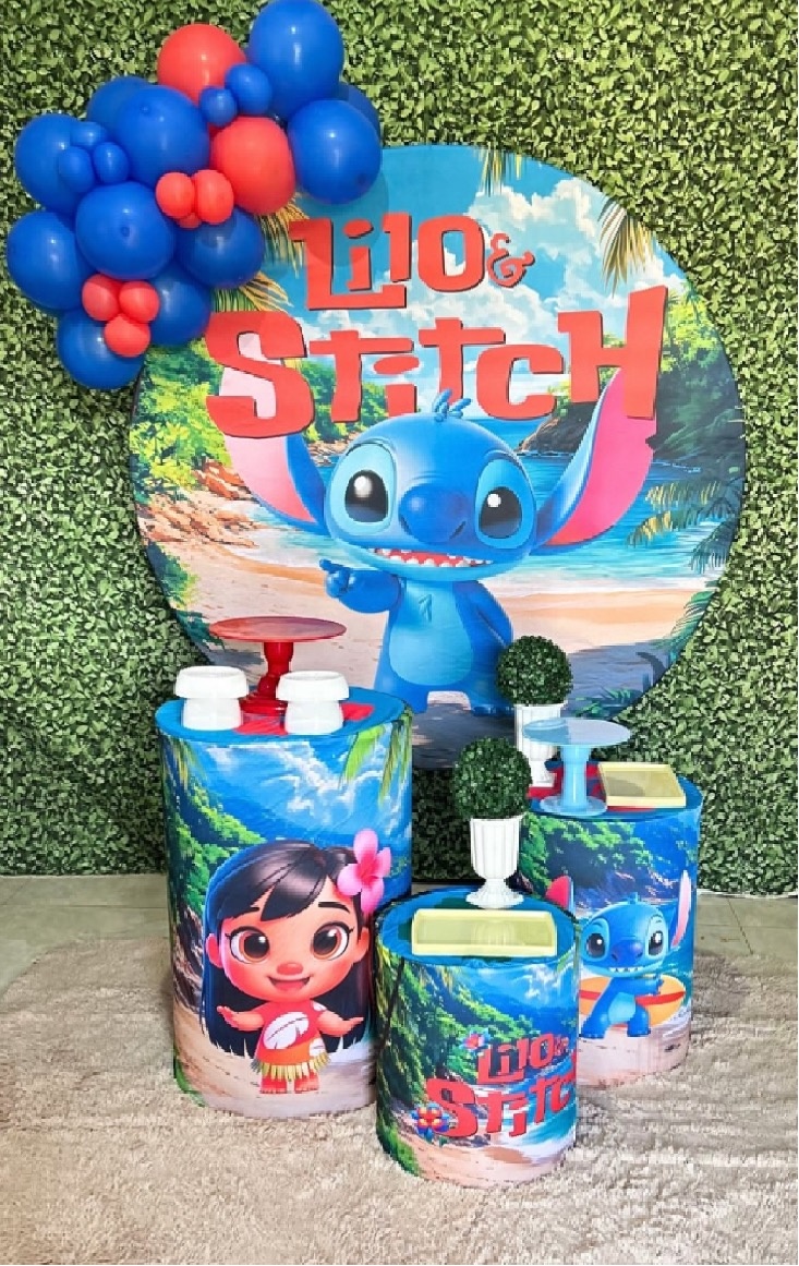 Tema Stitch Menino - Pegue e Monte Big Festa