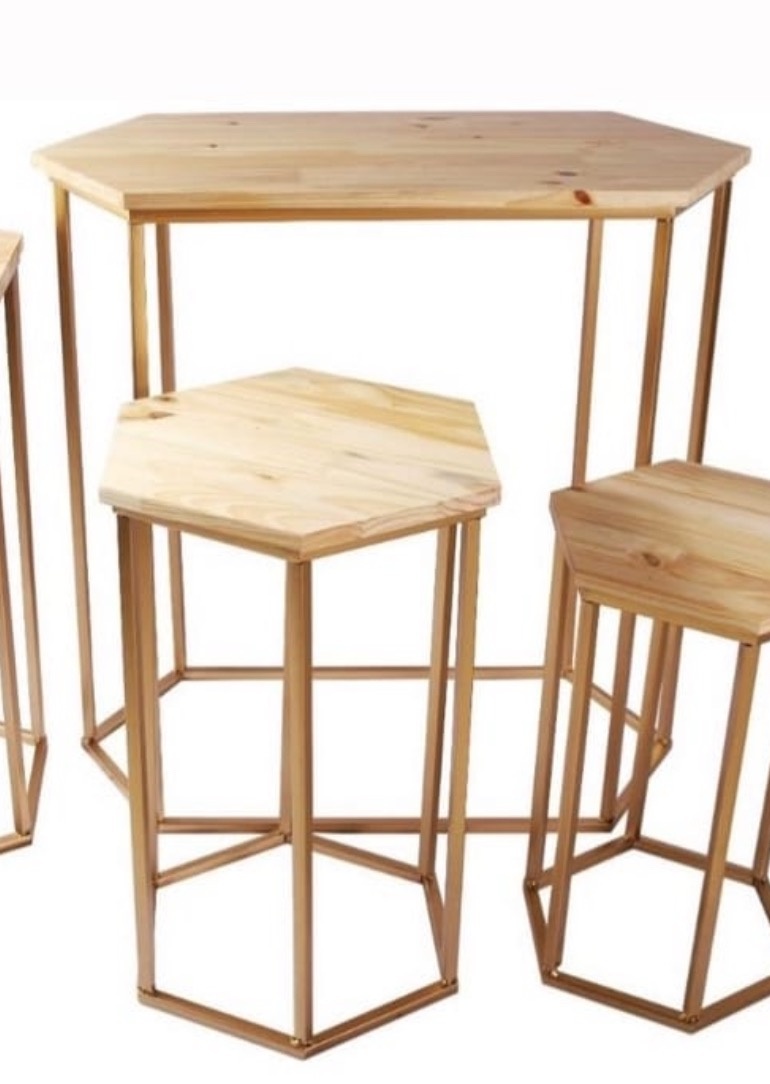 Mesa Sextavada G - Pegue e Monte Big Festa