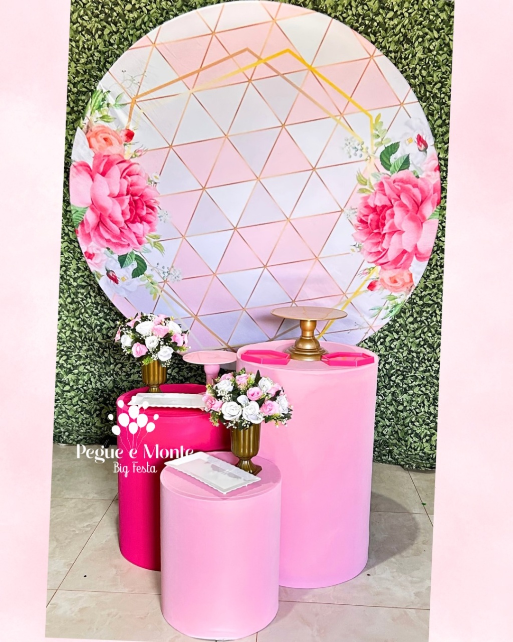 Kit Floral R$ 200,00 - Pegue e Monte Big Festa