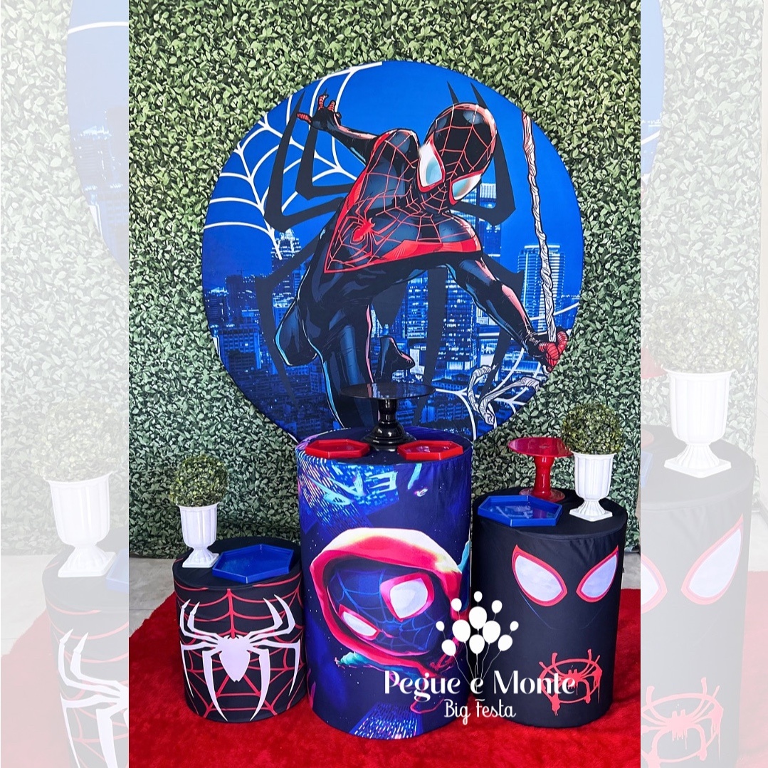 Kit Prata Homem Aranha - Pegue e Monte Big Festa