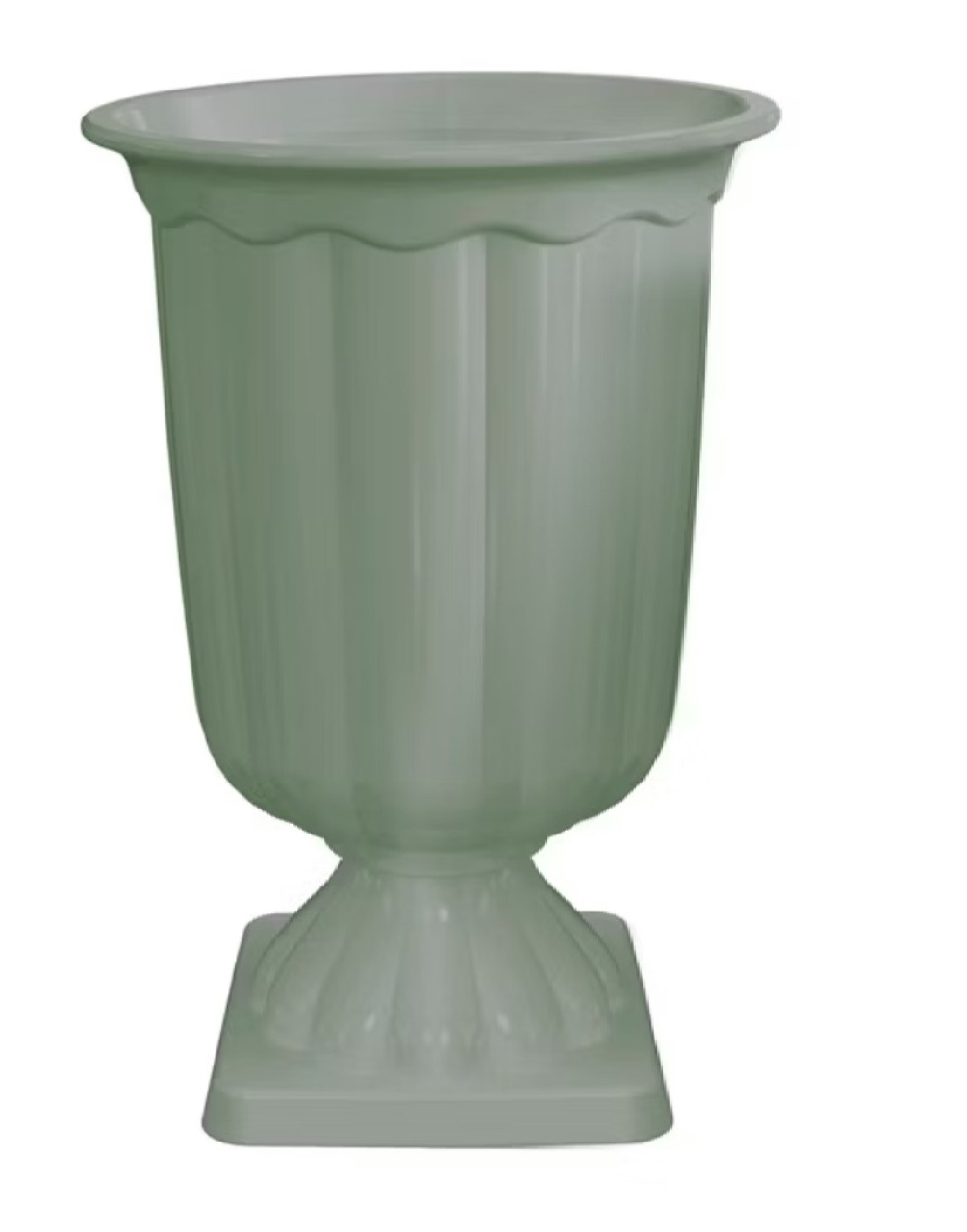 2 Unidades Vaso Grego Verde Eucalipto  - Pegue e Monte Big Festa