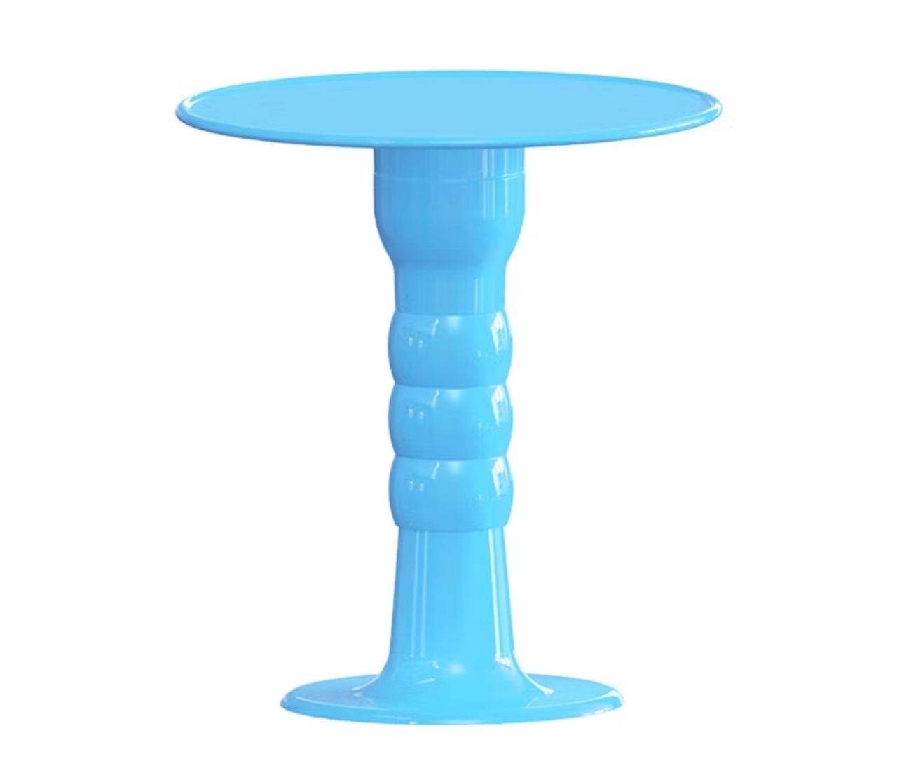 Boleira Alta 22 Cm Cor Azul Bebê  - Pegue e Monte Big Festa