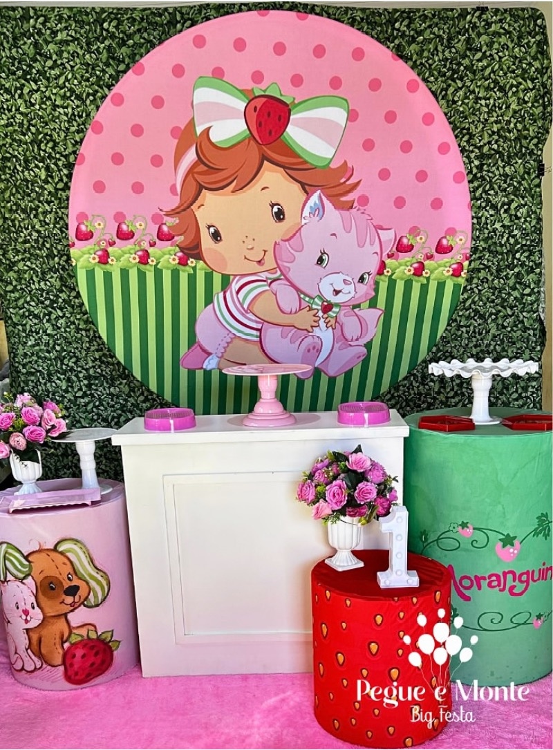 Kit Ouro Moranguinho Baby  - Pegue e Monte Big Festa
