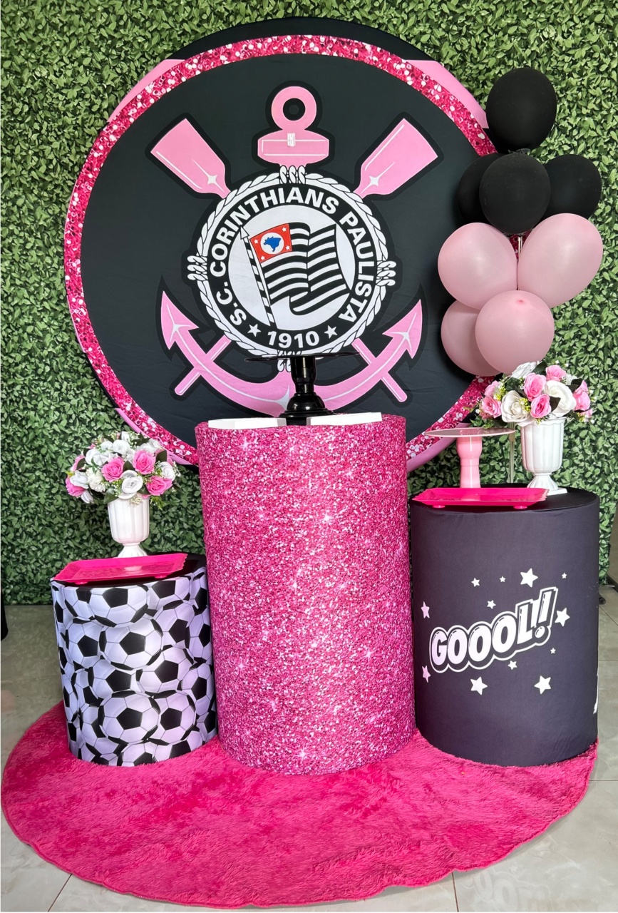 Kit Prata Flamengo Corinthians  - Pegue e Monte Big Festa