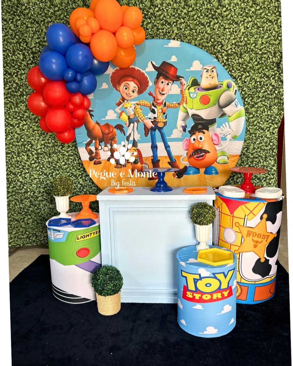 Kit Ouro Toy Story - Pegue e Monte Big Festa
