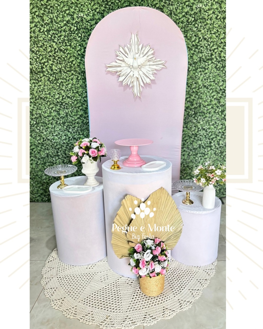 Kit Decoração Batizado  - Pegue e Monte Big Festa