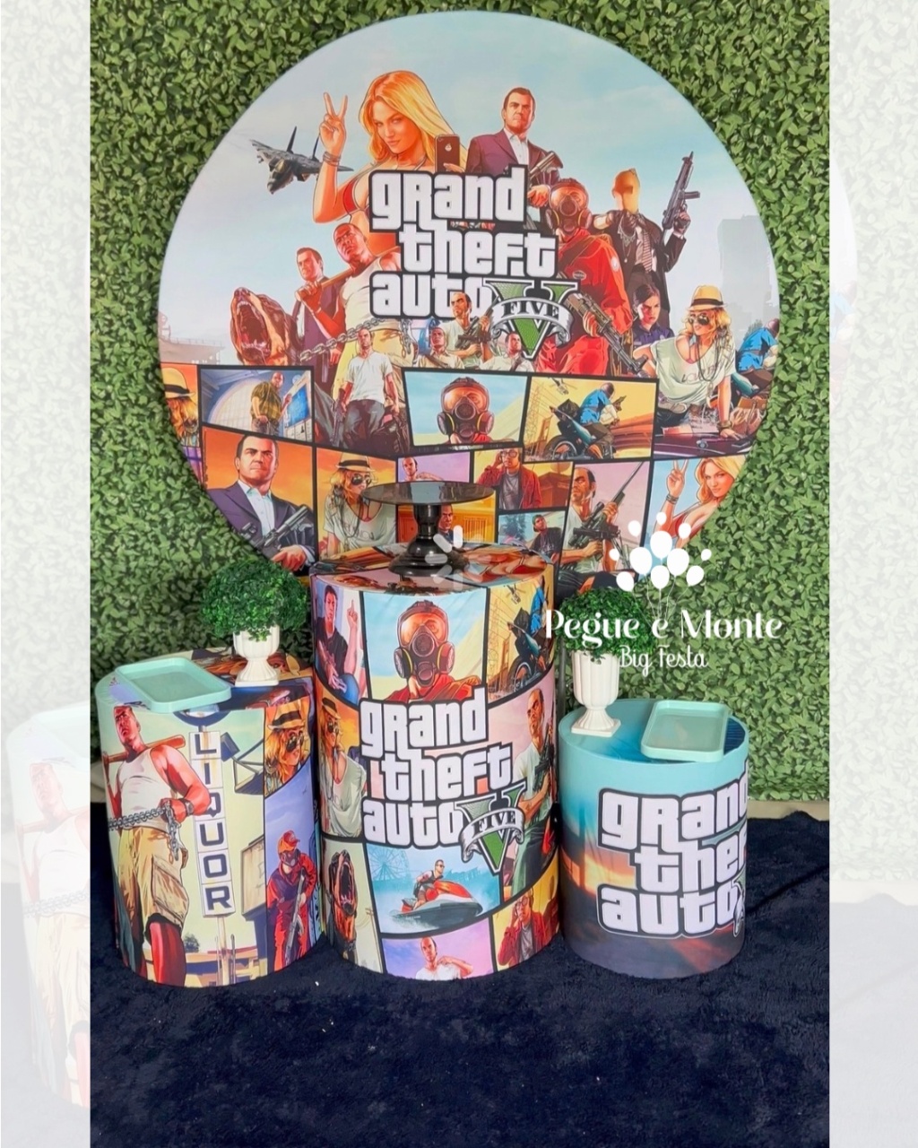 Tema Prata Gta V - Pegue e Monte Big Festa