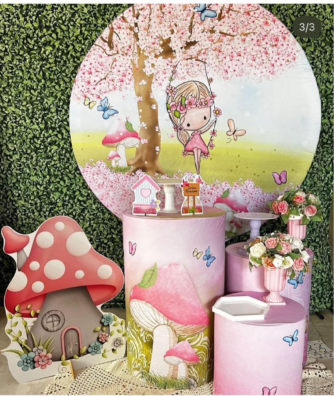 Kit Tema Jardim - Pegue e Monte Big Festa