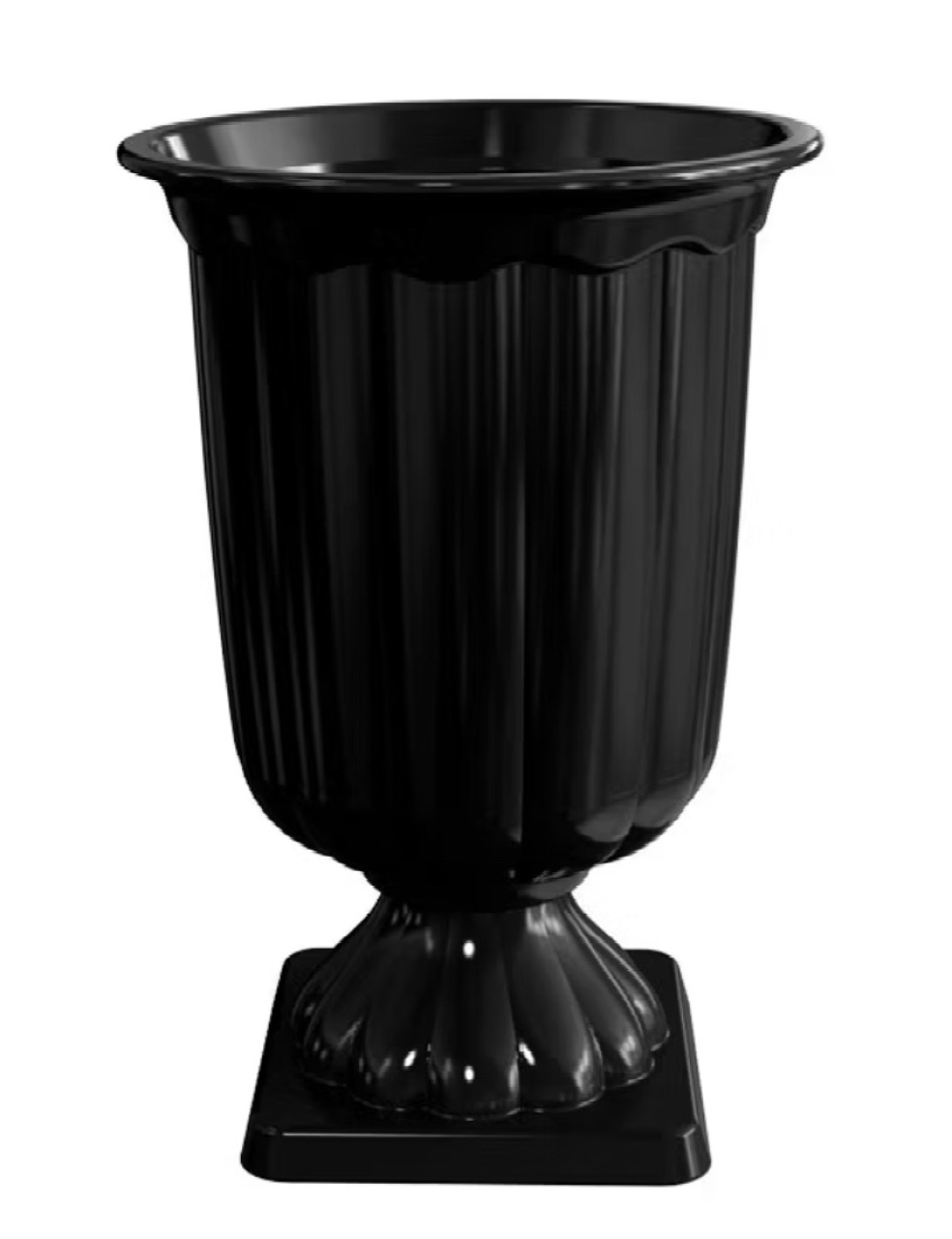2 Unidades Vaso Grego  Cor Preta - Pegue e Monte Big Festa