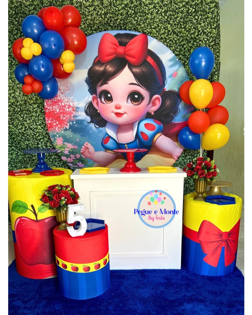 Kit Ouro Branca de Neve - Pegue e Monte Big Festa