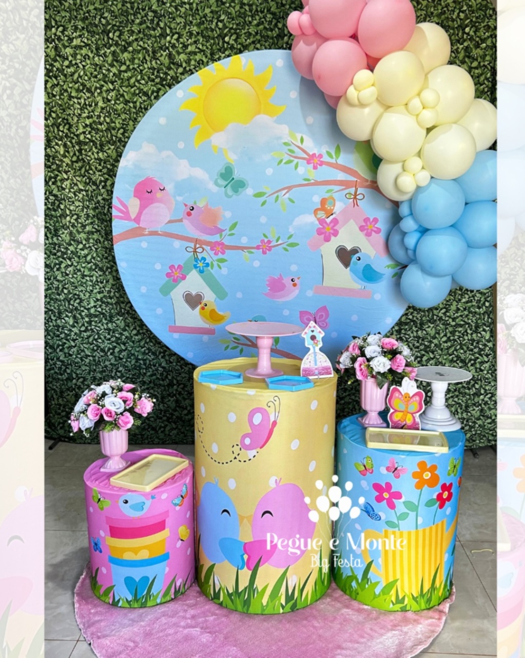 Kit Prata Jardim 1 - Pegue e Monte Big Festa