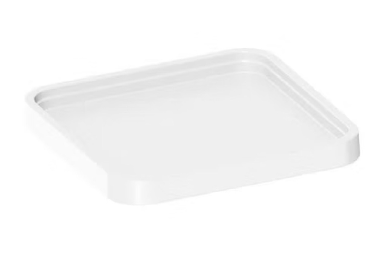 ￼Kit 2 Bandeja  Quadrada 21X21 Cm - Branca  - Pegue e Monte Big Festa