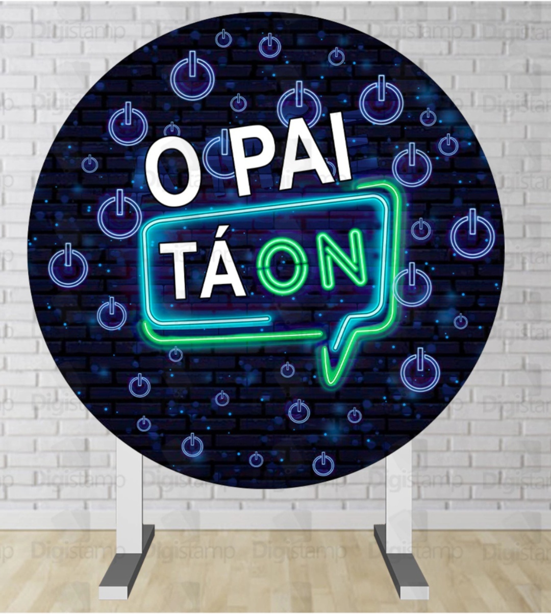 Capa Tema O Pai Tá On - Pegue e Monte Big Festa