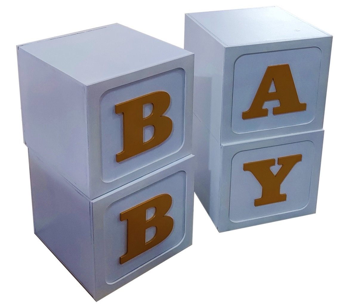 Cubos Baby Mdf - Pegue e Monte Big Festa